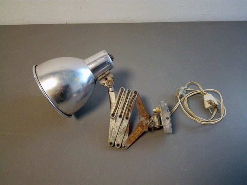 aplique flexo pared taller metal rosca e27 16.5x34-58x14.5 1u